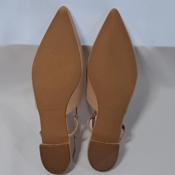 Dream Pairs Beige Pointed Slingback Flats - Picture 6 of 12